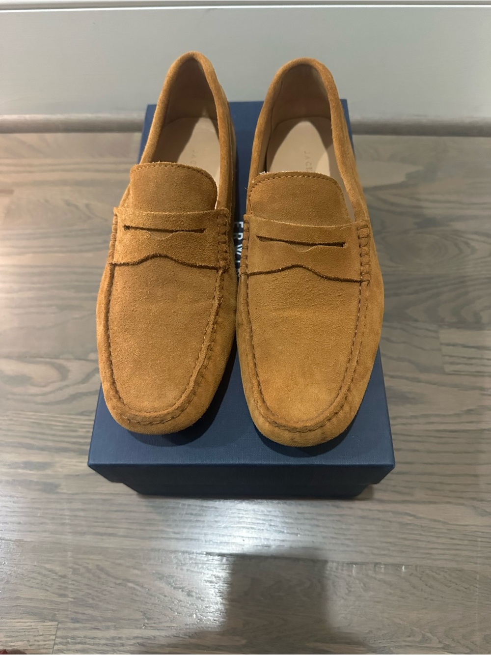 Jack Erwin Parker Loafers in Tan Suede for Men